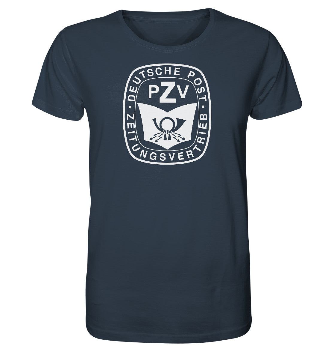 ORGANIC BIO SHIRT UNISEX • DDR - DEUTSCHE POST - hell