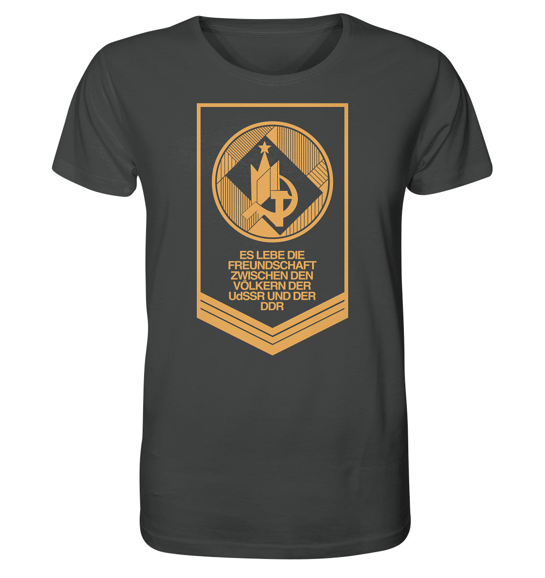 ORGANIC BIO SHIRT UNISEX • FREUNDSCHAFT UDSSR - DDR