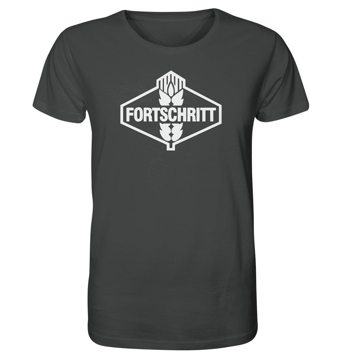 ORGANIC BIO SHIRT UNISEX • FORTSCHRITT LANDMASCHINEN - WEISS
