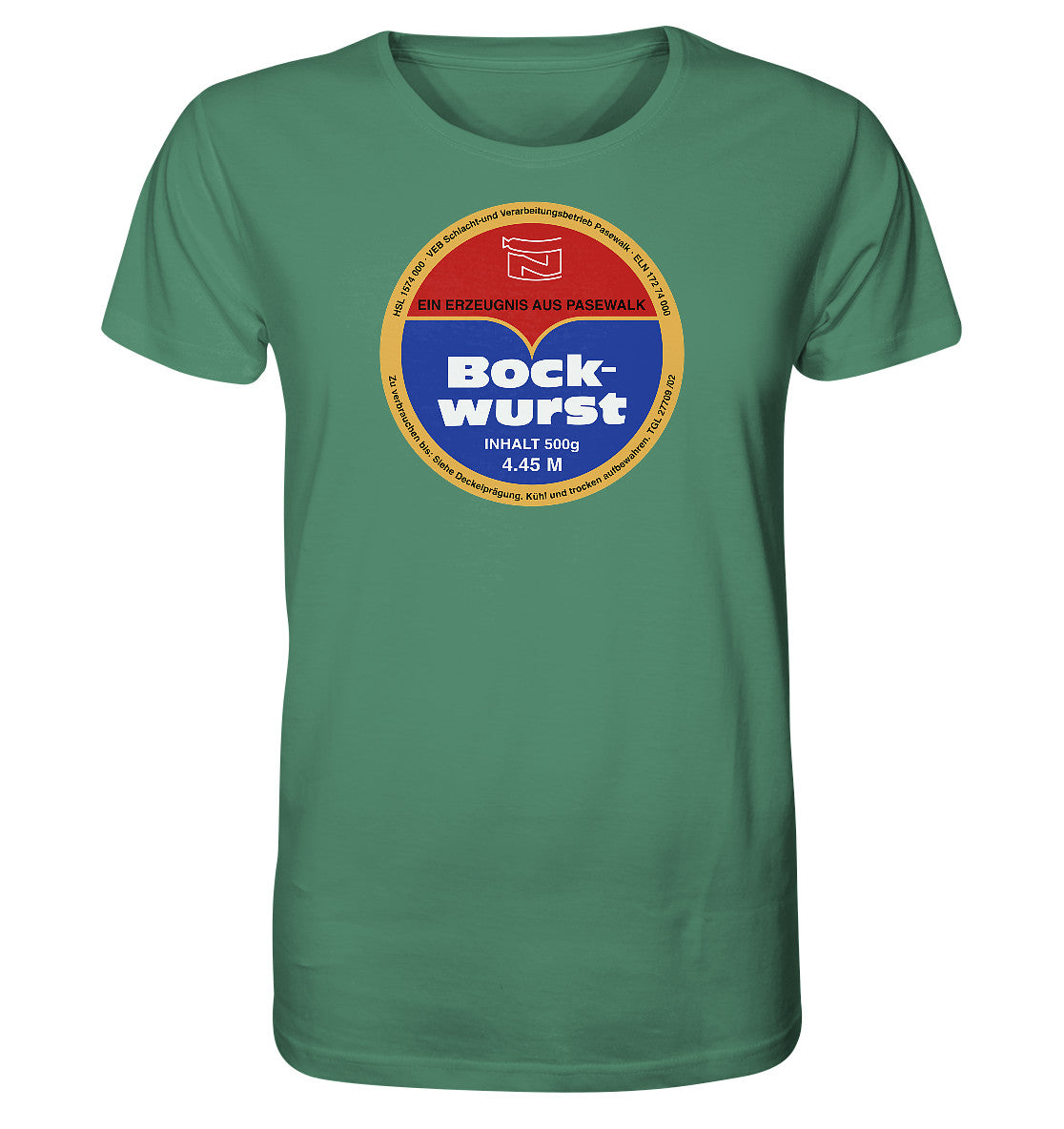 ORGANIC BIO SHIRT UNISEX • BOCKWURST AUS PASEWALK