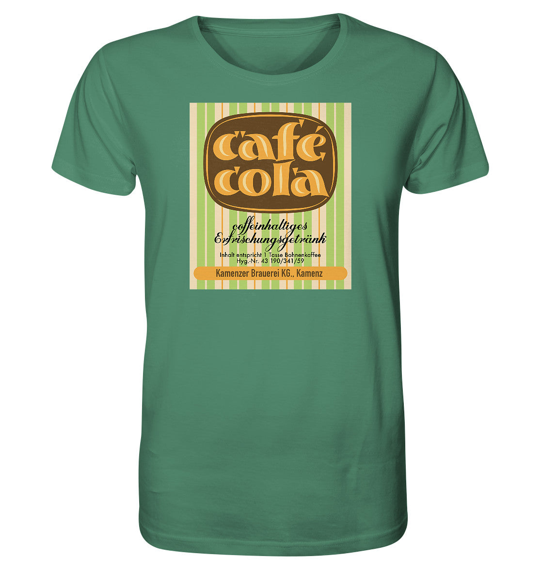ORGANIC BIO SHIRT UNISEX • CAFÉ COLA - KAMENZ