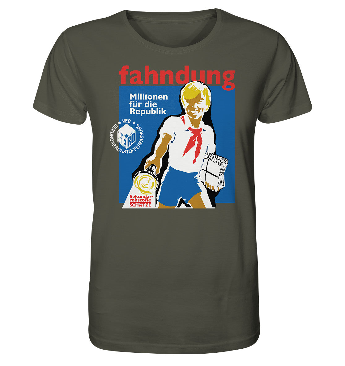 ORGANIC BIO SHIRT UNISEX • SERO - FAHNDUNG SEKUNDÄRROHSTOFFE