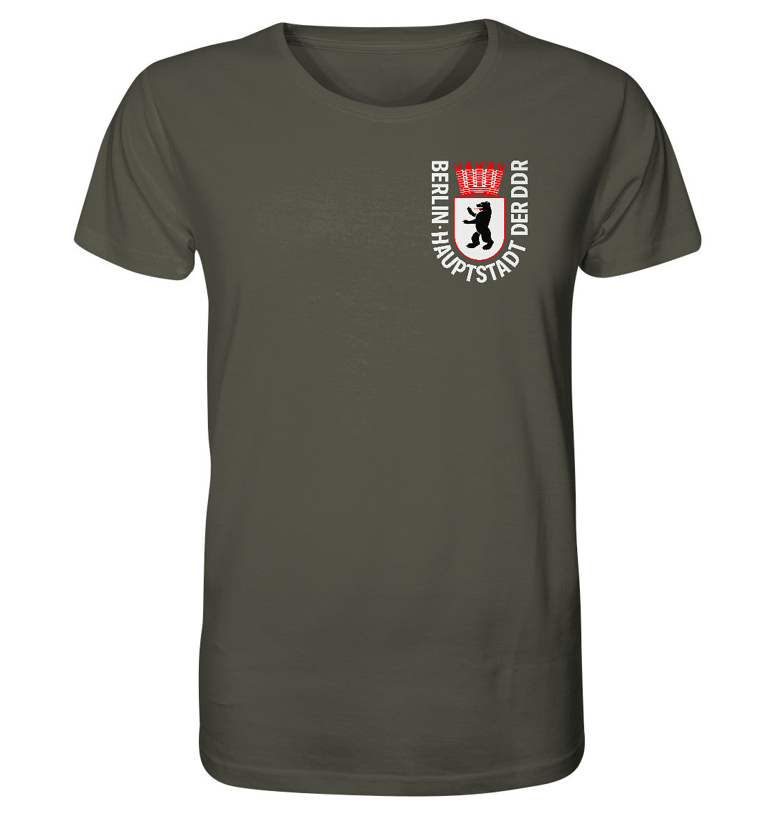 ORGANIC BIO SHIRT UNISEX • WAPPEN BERLIN - HAUPTSTADT DER DDR