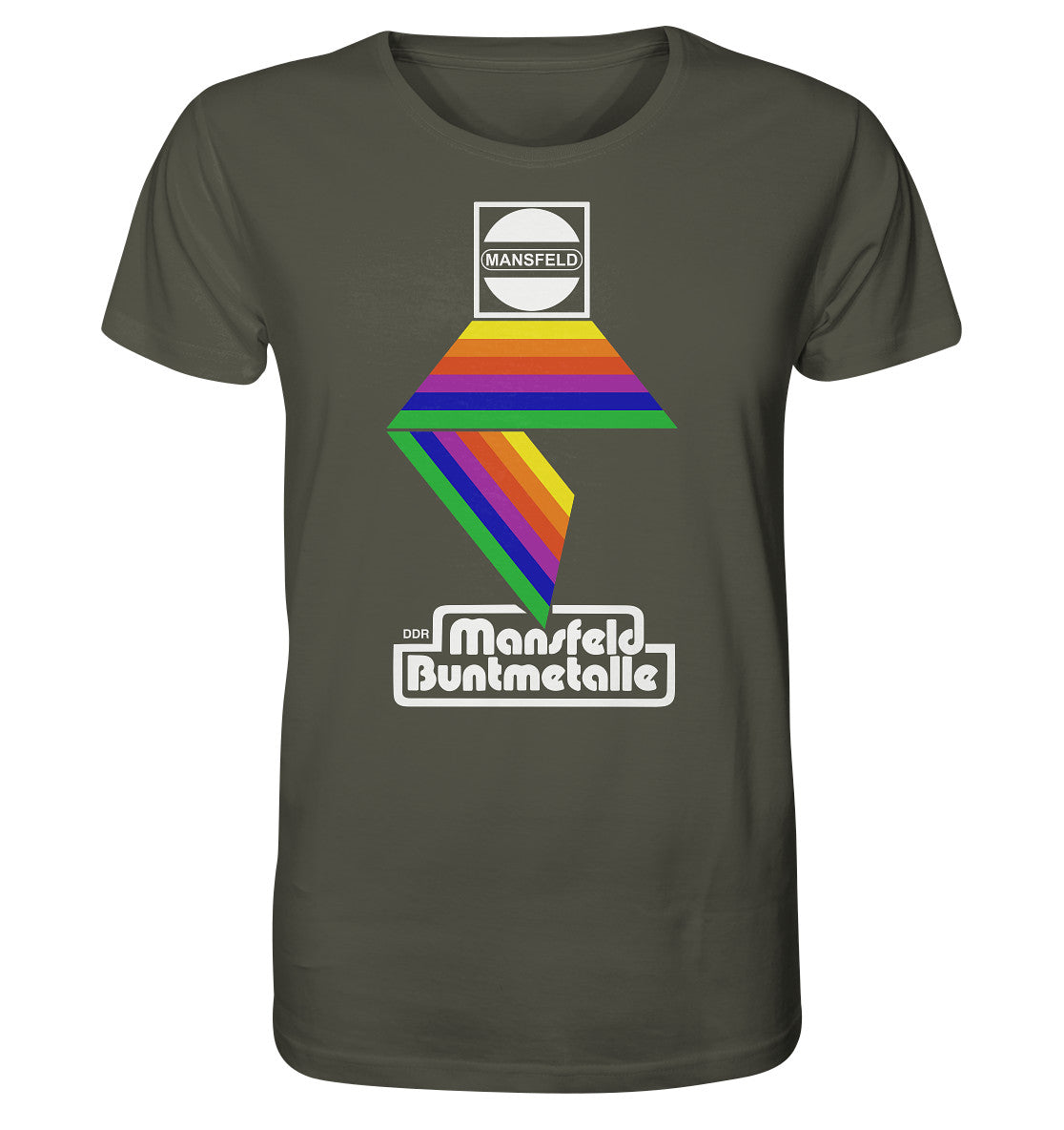 ORGANIC BIO SHIRT UNISEX • DDR MANSFELD BUNTMETALLE