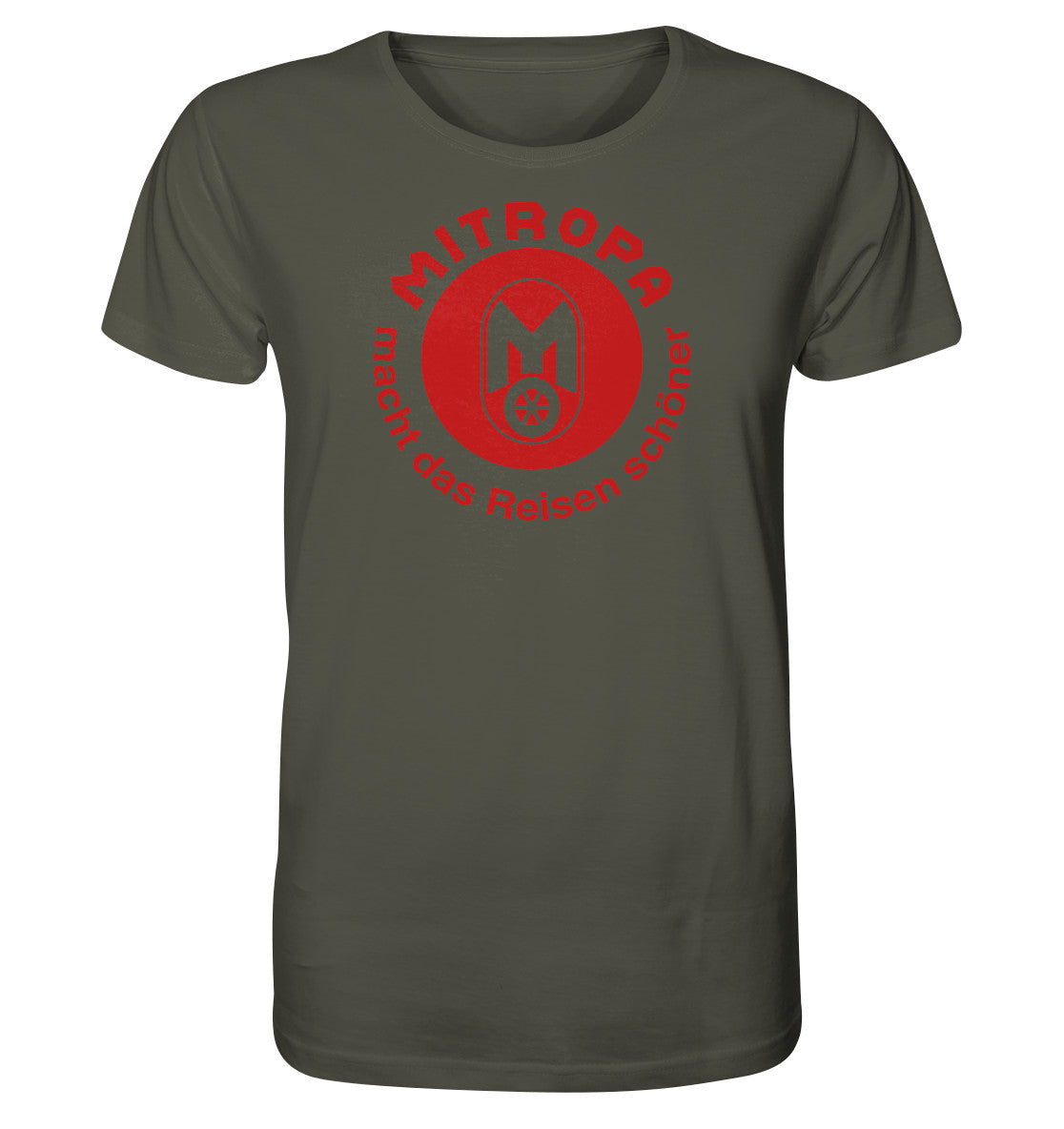 ORGANIC BIO SHIRT UNISEX • MITROPA MACHT DAS REISEN SCHÖNER - dunkel