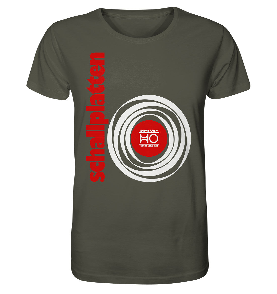 ORGANIC BIO SHIRT UNISEX • HO SCHALLPLATTEN DRESDEN