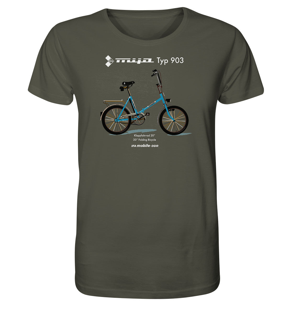 ORGANIC BIO SHIRT UNISEX • MIFA KLAPPRAD TYP 903 - ORIGINAL WERBUNG
