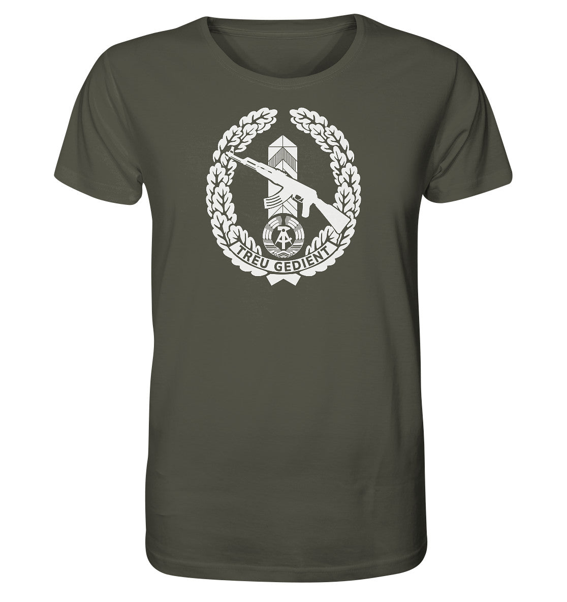 ORGANIC BIO SHIRT UNISEX • NVA-ORDEN - TREU GEDIENT - GRENZTRUPPEN