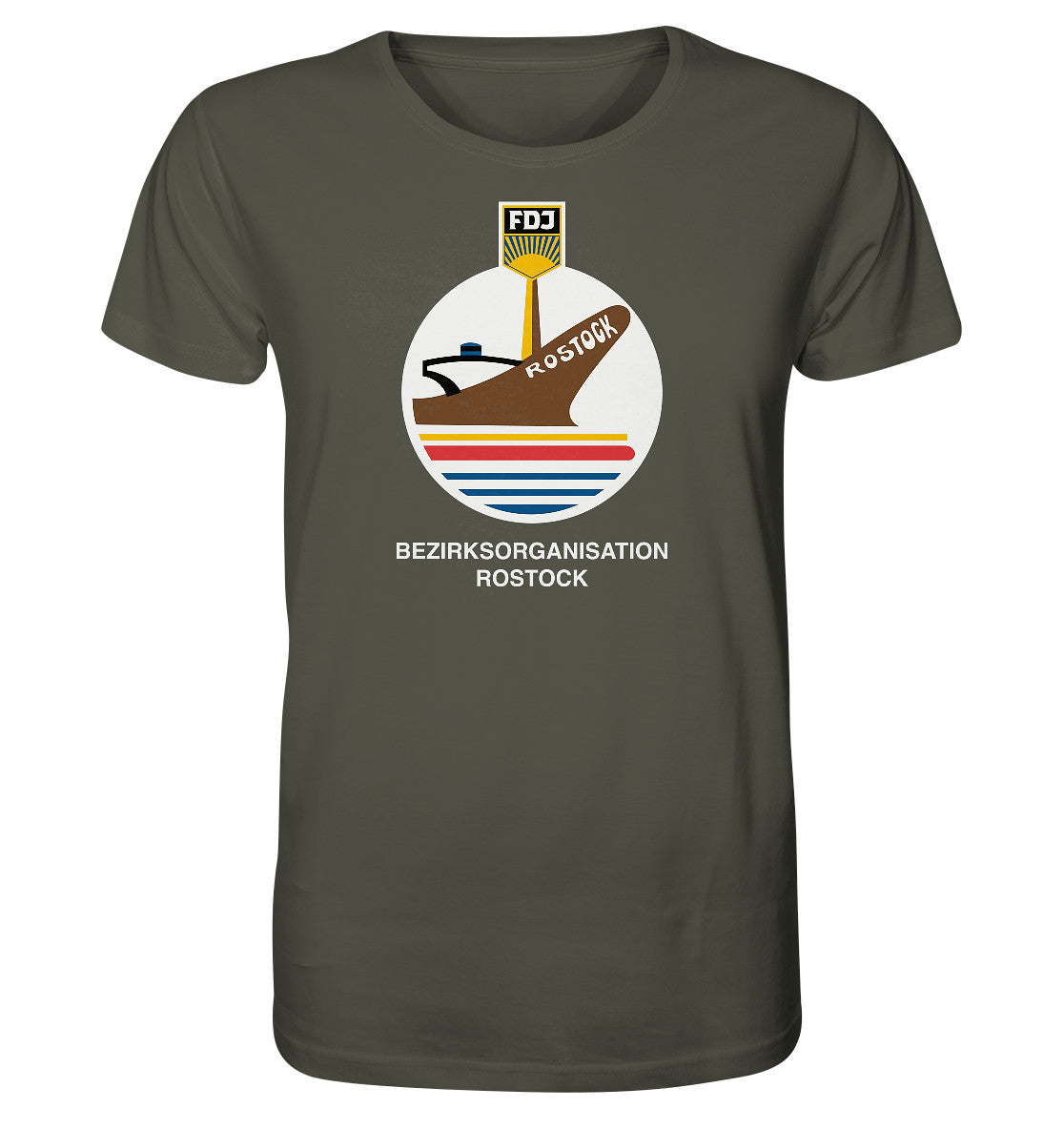 ORGANIC BIO SHIRT UNISEX • FDJ BEZIRKSORGANISATION ROSTOCK