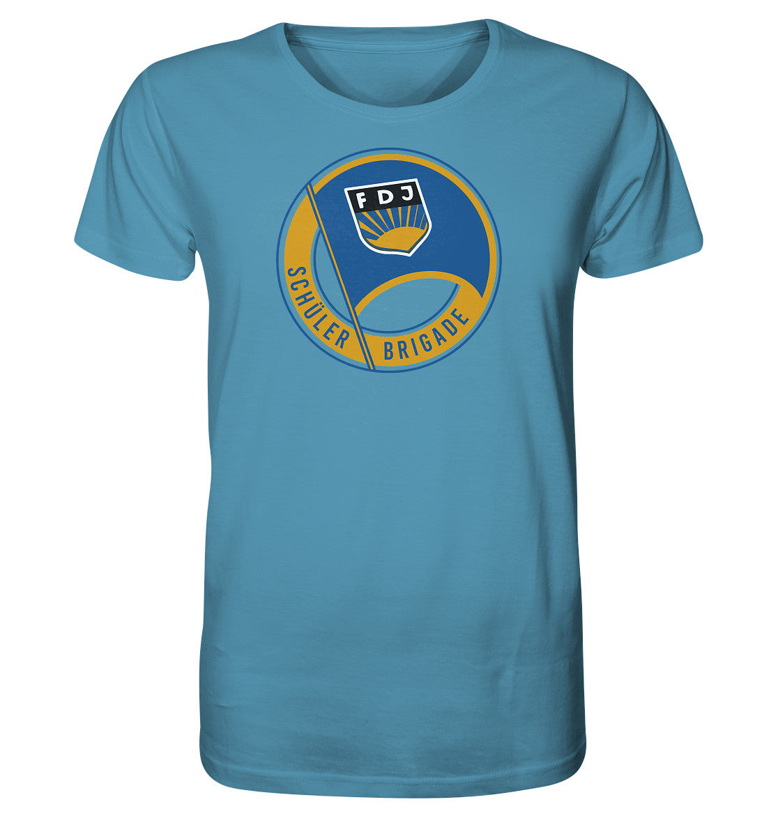 DDR Ostalgie Bio-Shirt Unisex • FDJ SCHÜLERBRIGADE