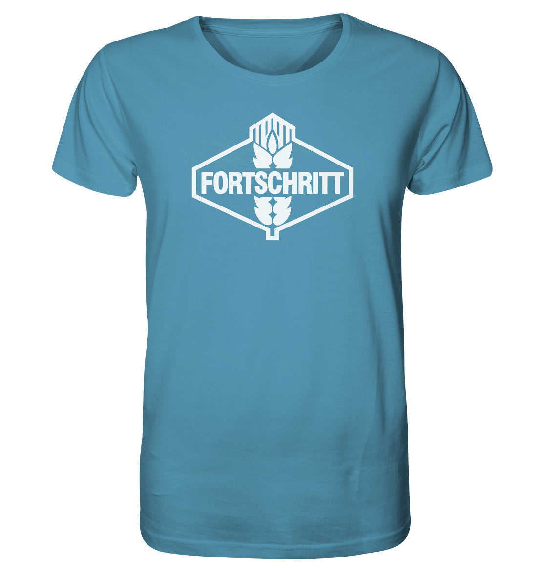 ORGANIC BIO SHIRT UNISEX • FORTSCHRITT LANDMASCHINEN - WEISS