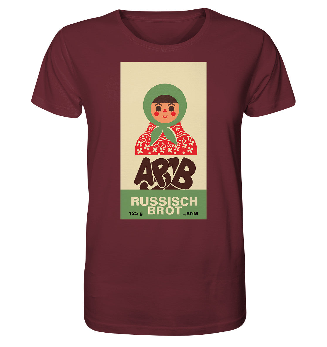 ORGANIC BIO SHIRT UNISEX • RUSSISCH BROT