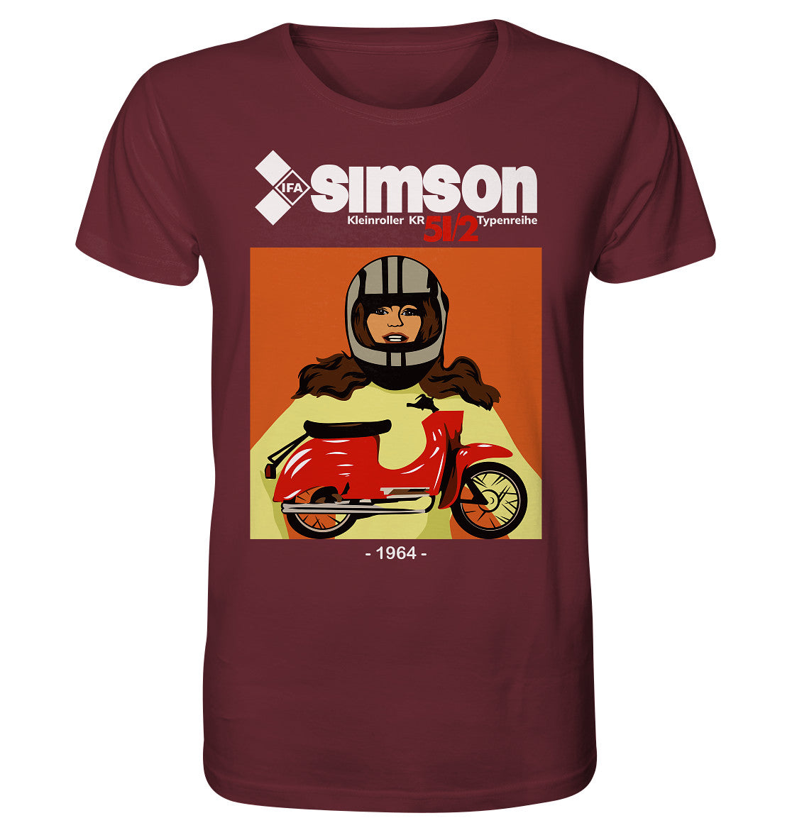 ORGANIC BIO SHIRT UNISEX • SIMSON SCHWALBE KR51-2 (1964)