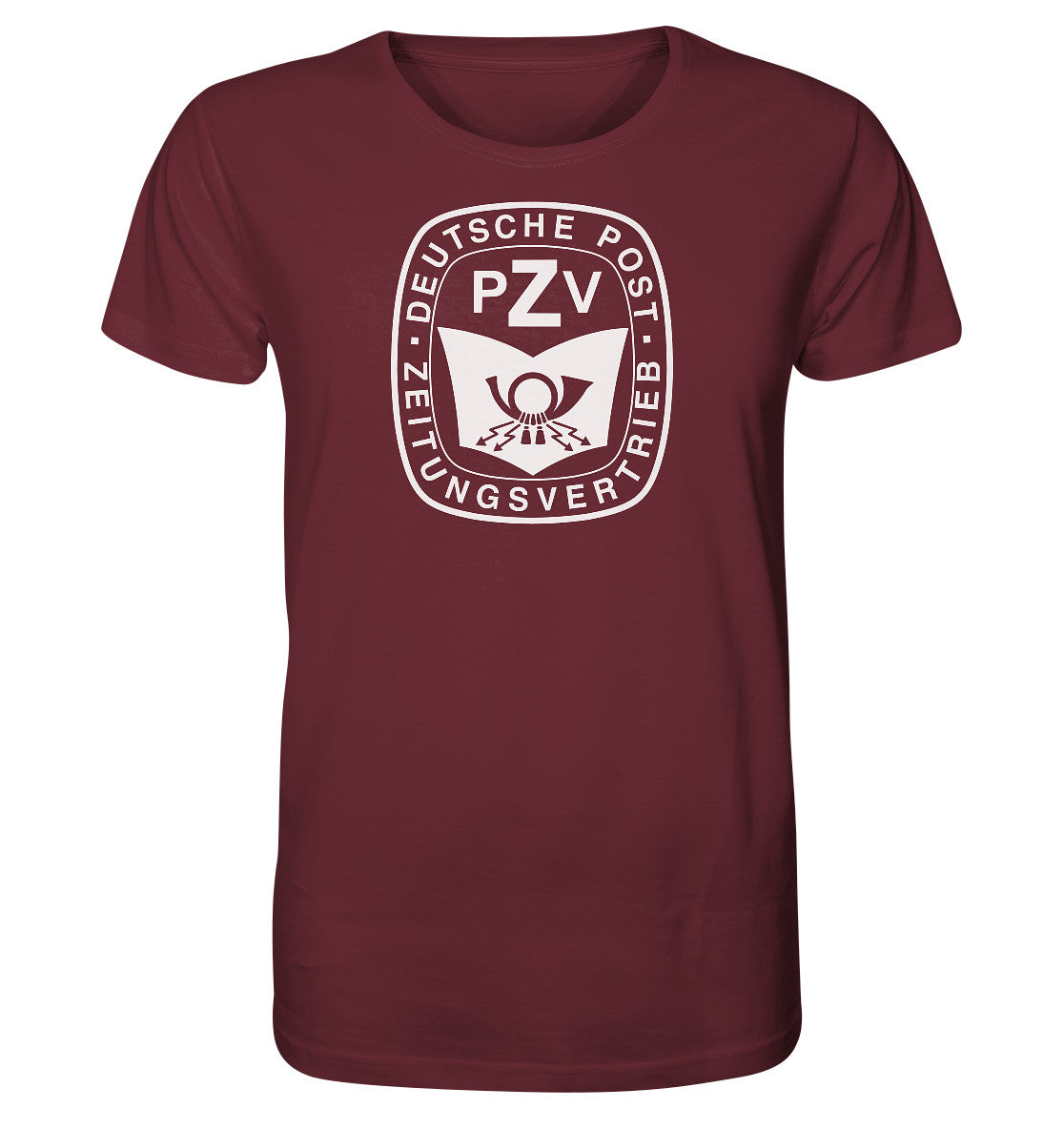 ORGANIC BIO SHIRT UNISEX • DDR - DEUTSCHE POST - hell