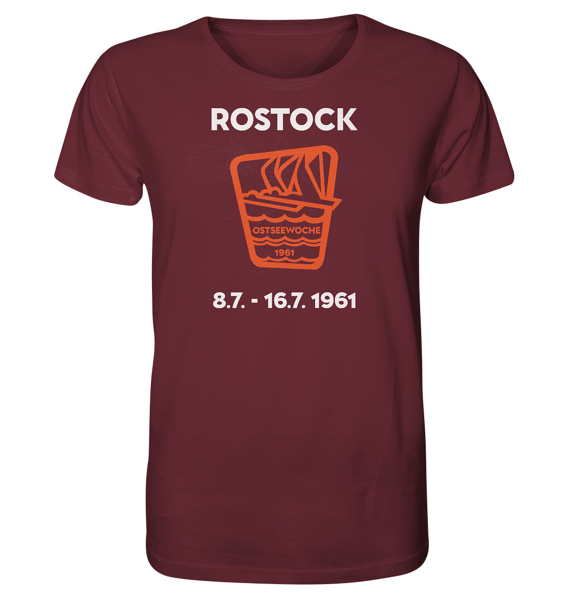 ORGANIC BIO SHIRT UNISEX • OSTSEEWOCHE ROSTOCK 1961