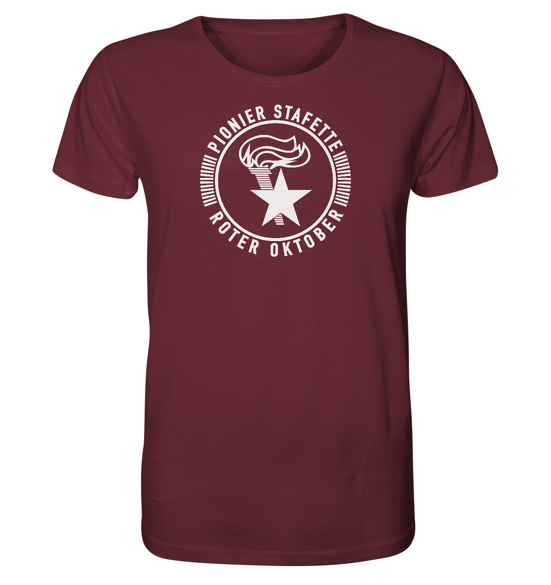 ORGANIC BIO SHIRT UNISEX • PIONIER-STAFETTE ROTER OKTOBER