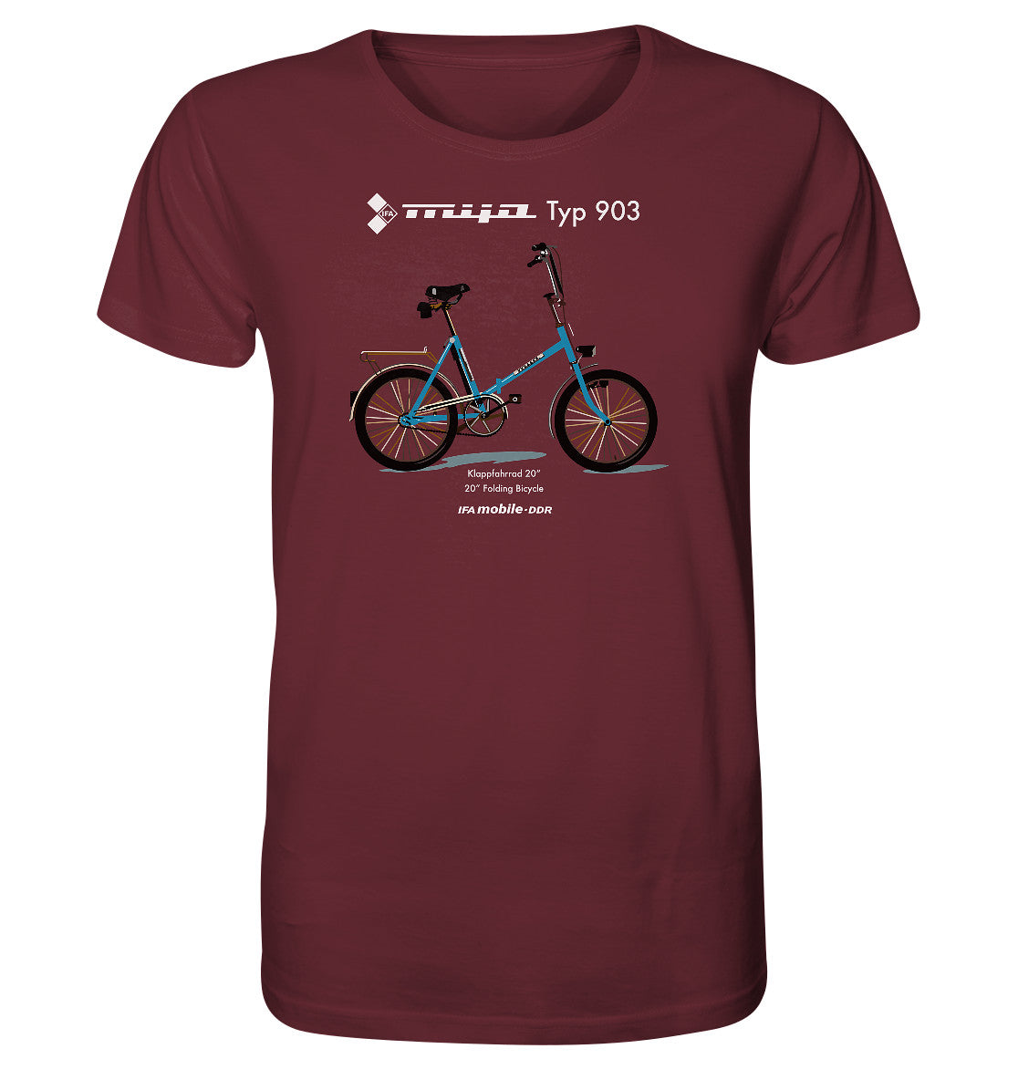 ORGANIC BIO SHIRT UNISEX • MIFA KLAPPRAD TYP 903 - ORIGINAL WERBUNG