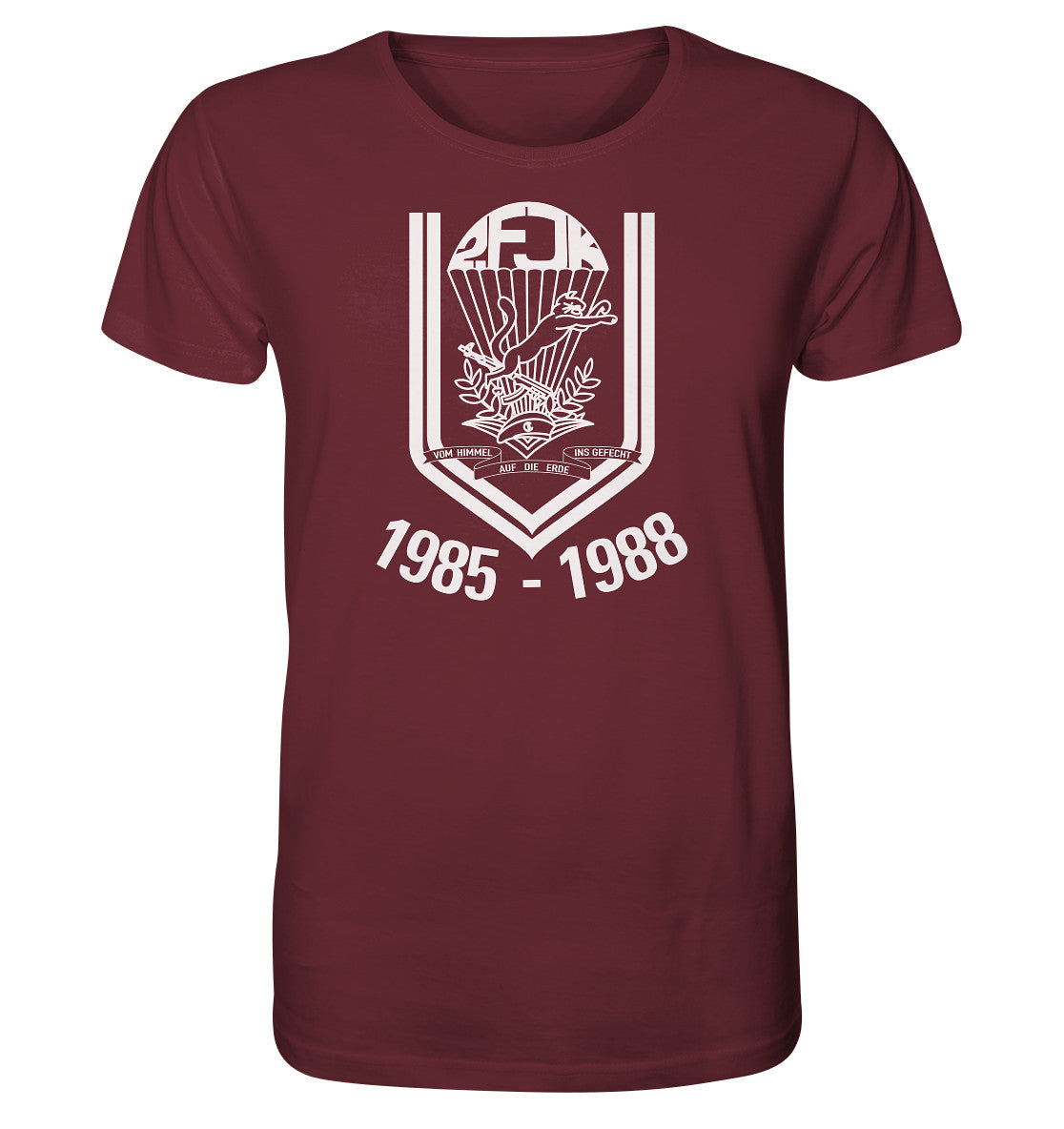 ORGANIC BIO SHIRT UNISEX • 2. FJK DDR NVA FALLSCHIRMJÄGER