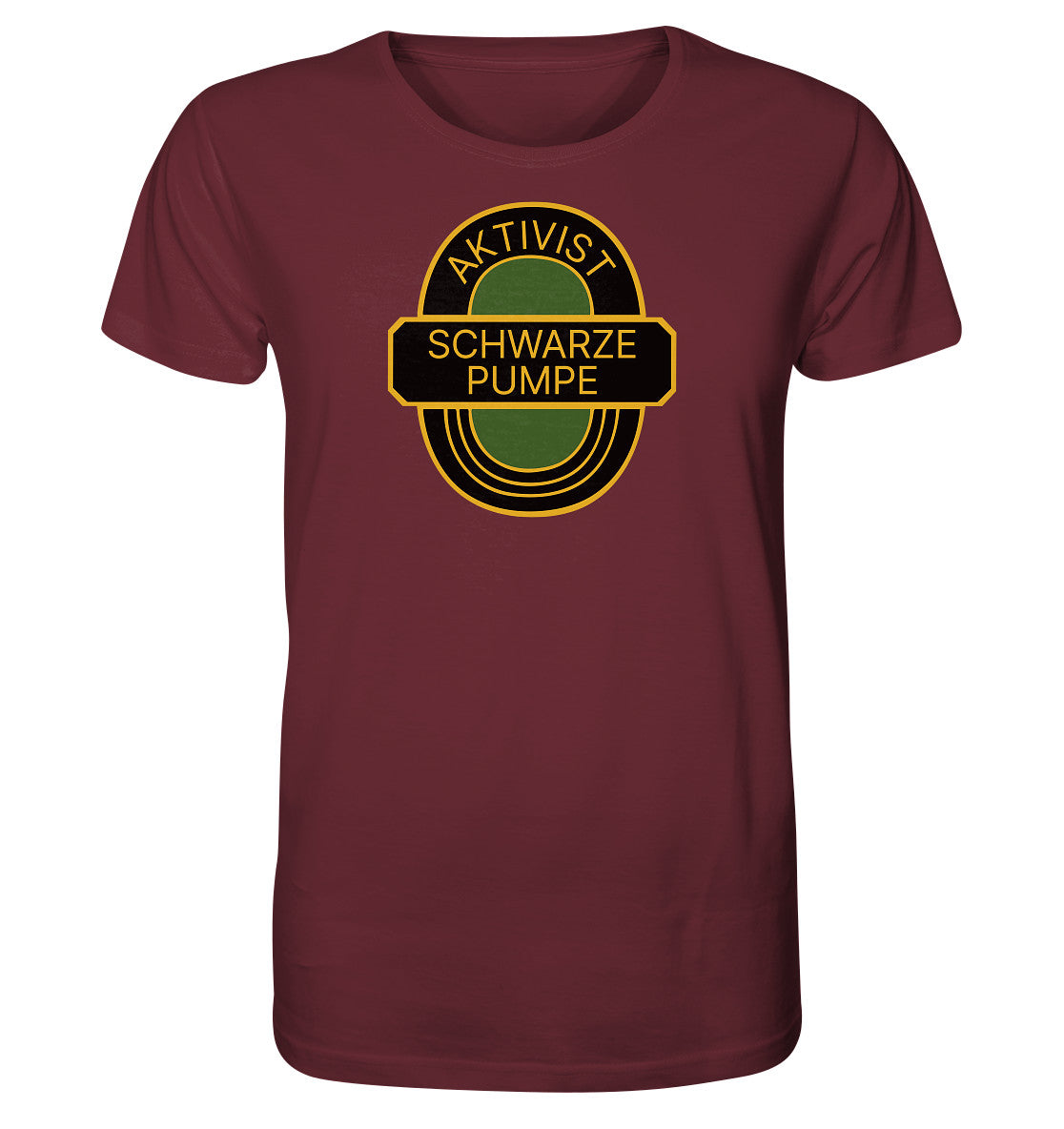 ORGANIC BIO SHIRT UNISEX • AKTIVIST SCHWARZE PUMPE