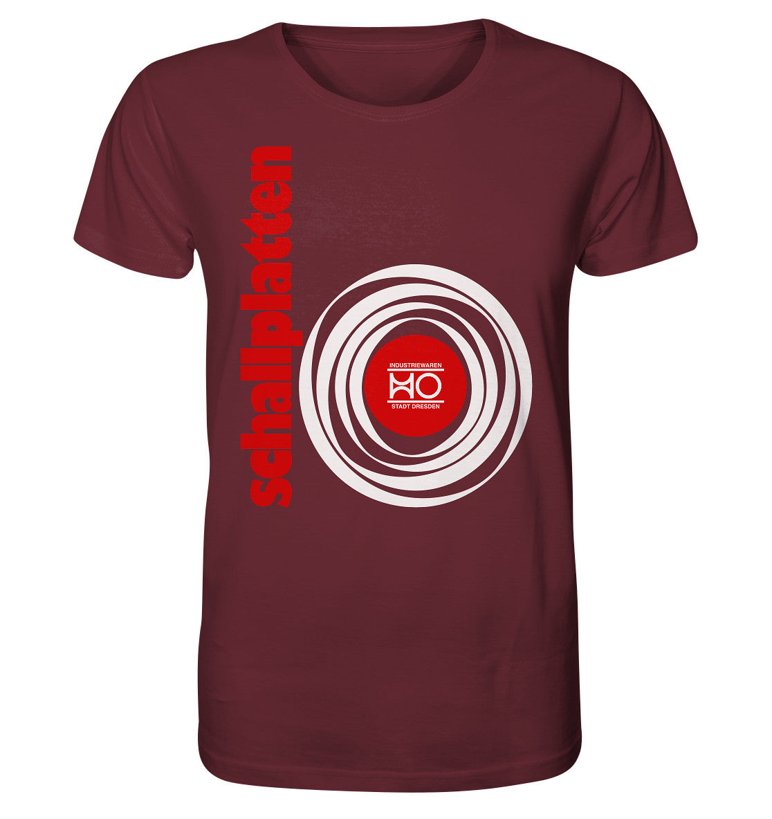 ORGANIC BIO SHIRT UNISEX • HO SCHALLPLATTEN DRESDEN