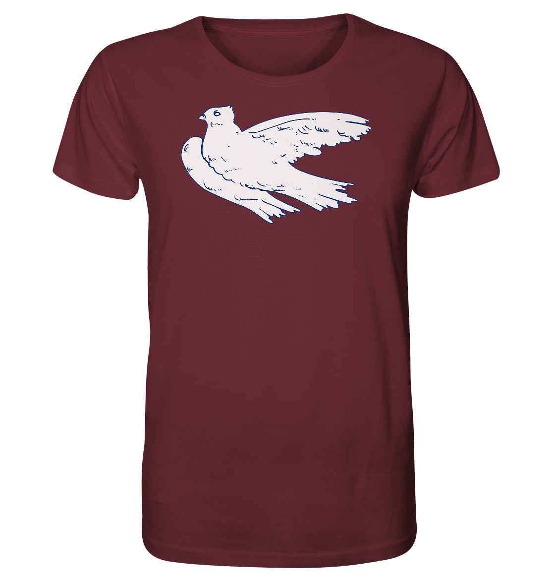 ORGANIC BIO SHIRT UNISEX • DDR - KLEINE WEISSE FRIEDENSTAUBE