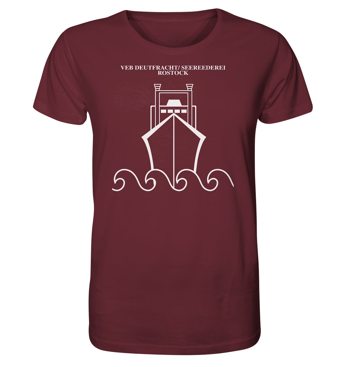 ORGANIC BIO SHIRT UNISEX • VEB DEUTFRACHT SEEREEDEREI ROSTOCK