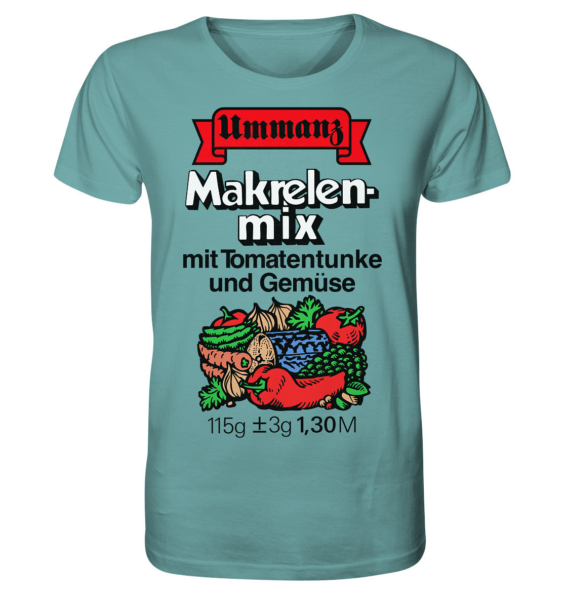 ORGANIC BIO SHIRT UNISEX • UMMANZ - MAKRELENMIX
