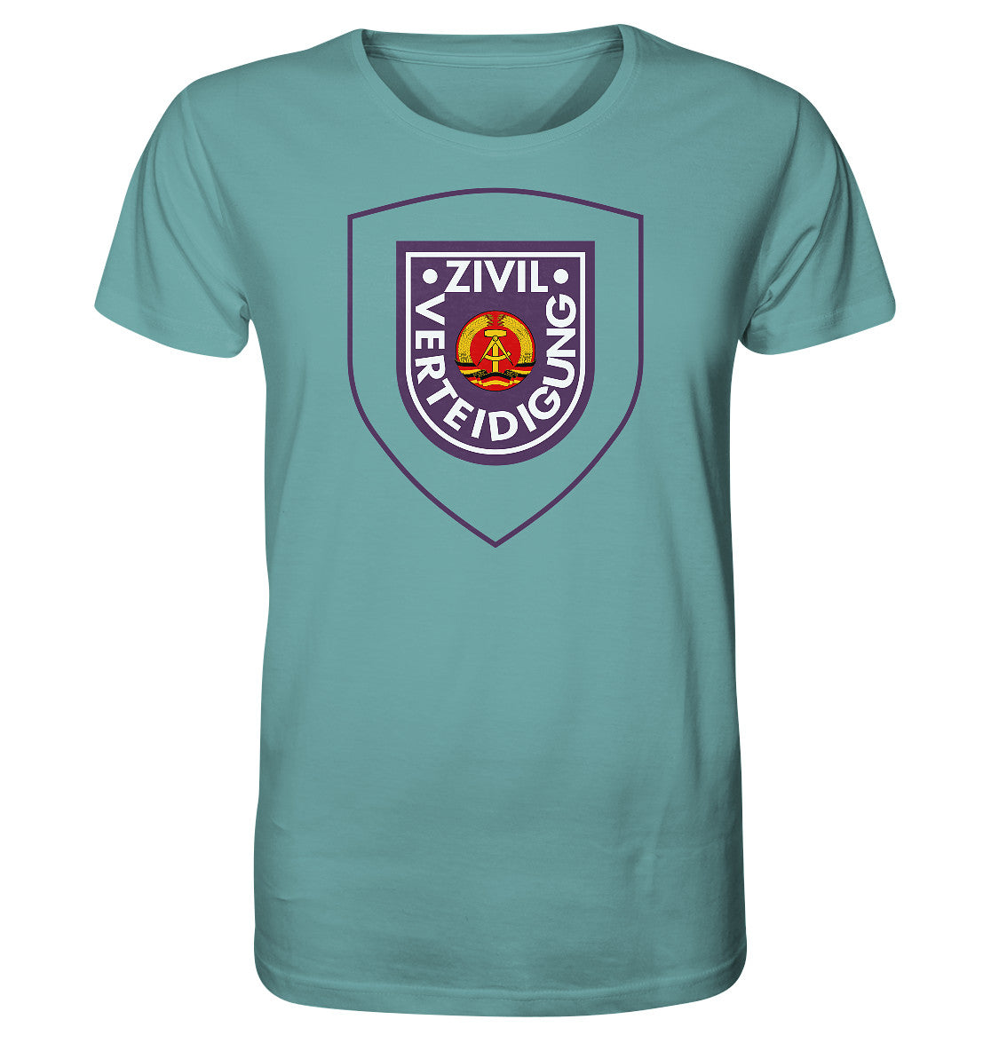 DDR Ostalgie Bio-Shirt Unisex • DDR ZIVILVERTEIDIGUNG