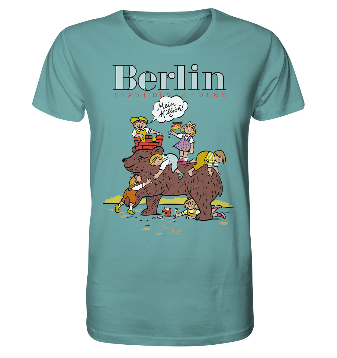 ORGANIC BIO SHIRT UNISEX • BERLIN - STADT DES FRIEDENS - 1987