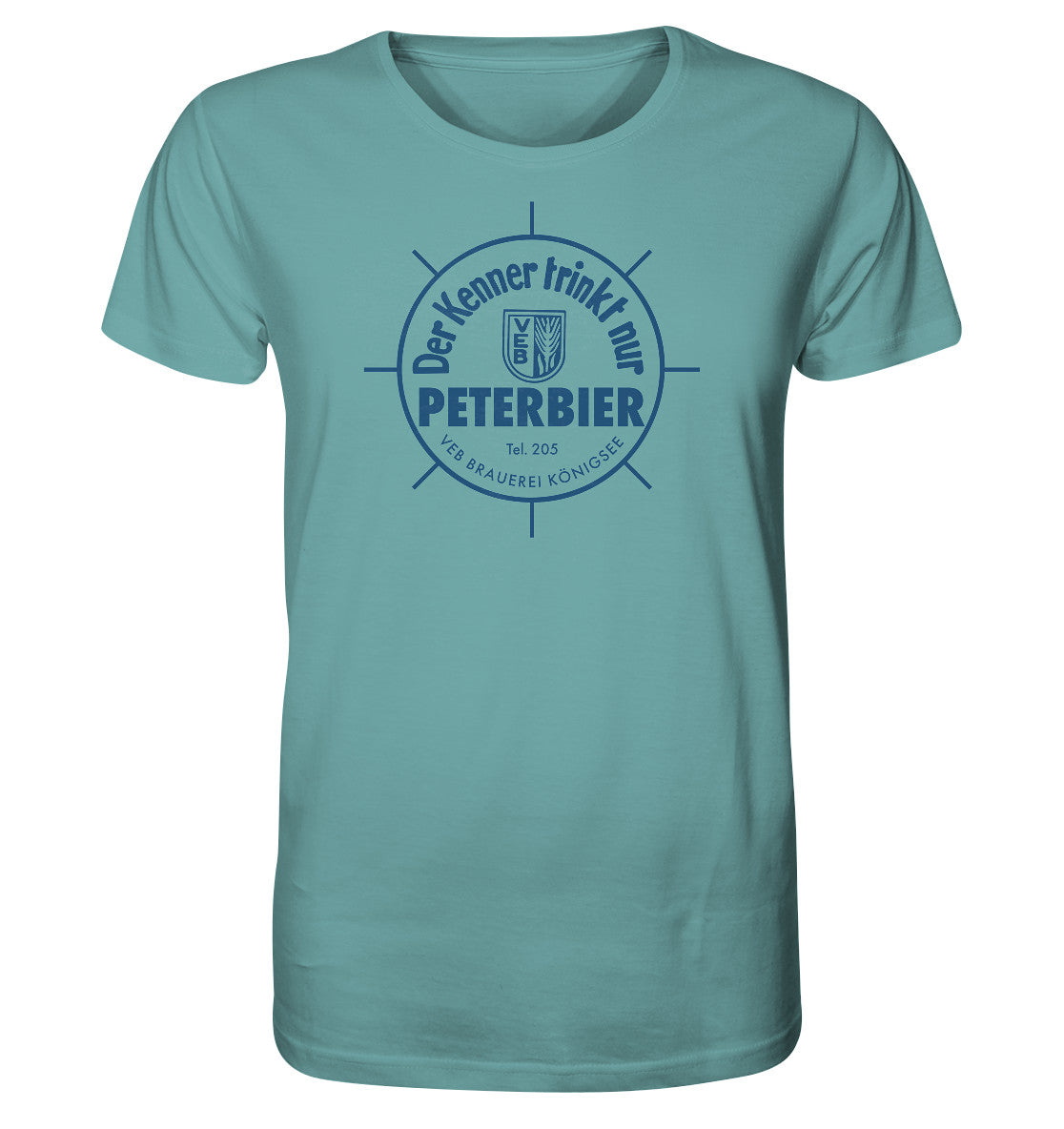 ORGANIC BIO SHIRT UNISEX • PETERBIER - VEB BRAUEREI KÖNIGSEE