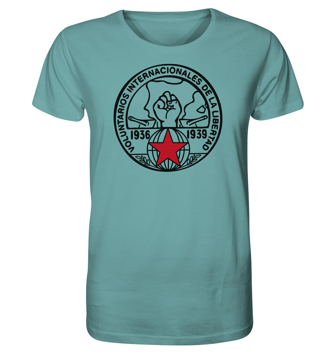 ORGANIC BIO SHIRT UNISEX • INTERNATIONALE BRIGADEN SPANIEN 1936 - HELL