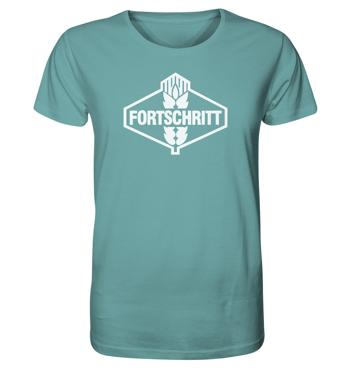 ORGANIC BIO SHIRT UNISEX • FORTSCHRITT LANDMASCHINEN - WEISS