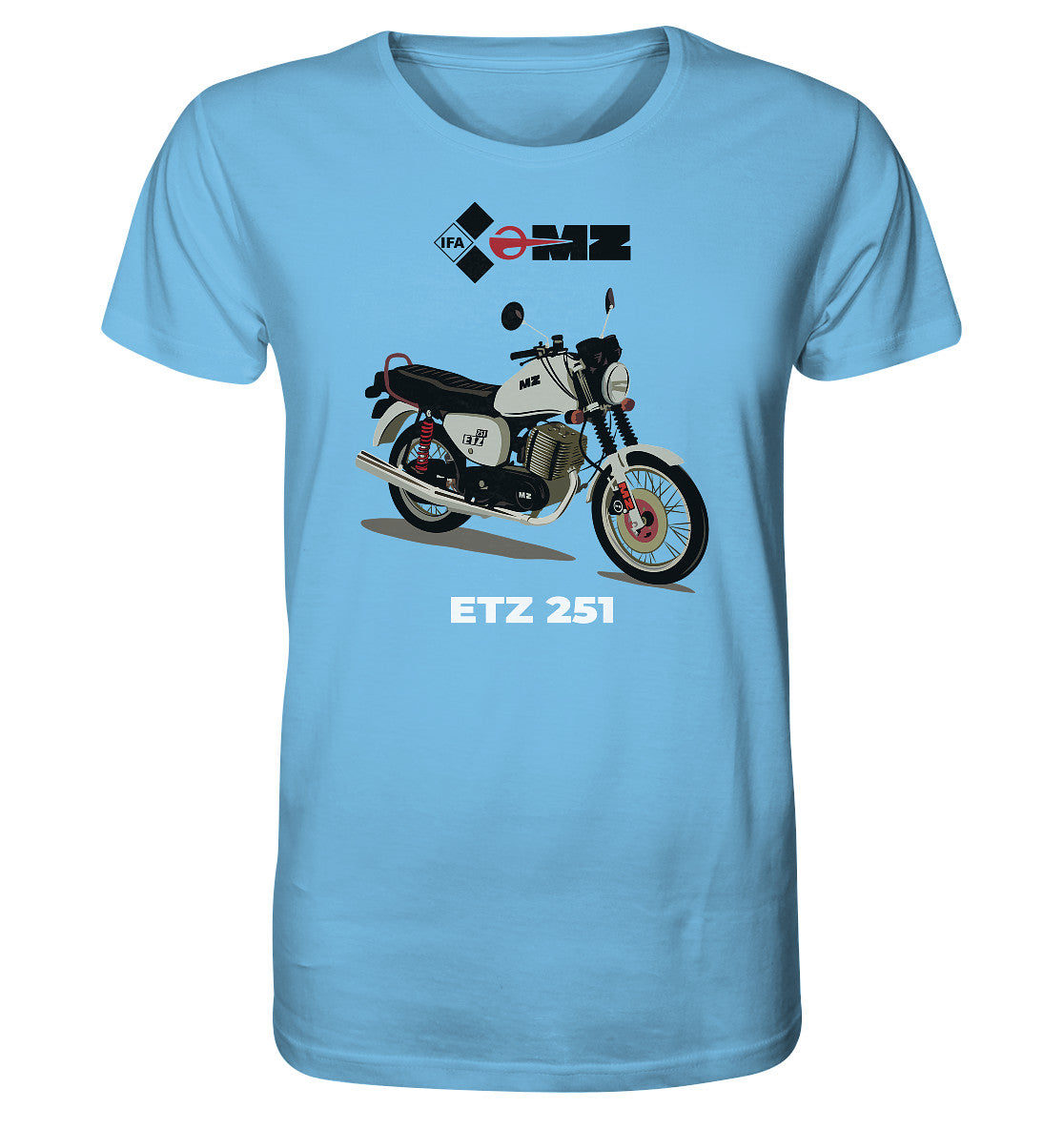 ORGANIC BIO SHIRT UNISEX • MZ ETZ 251 - ORIGINALWERBUNG