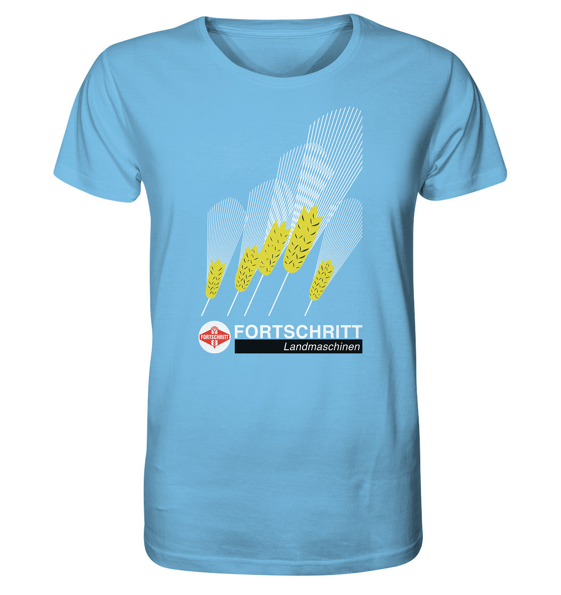 ORGANIC BIO SHIRT UNISEX • FORTSCHRITT LANDMASCHINEN - PLAKATMOTIV