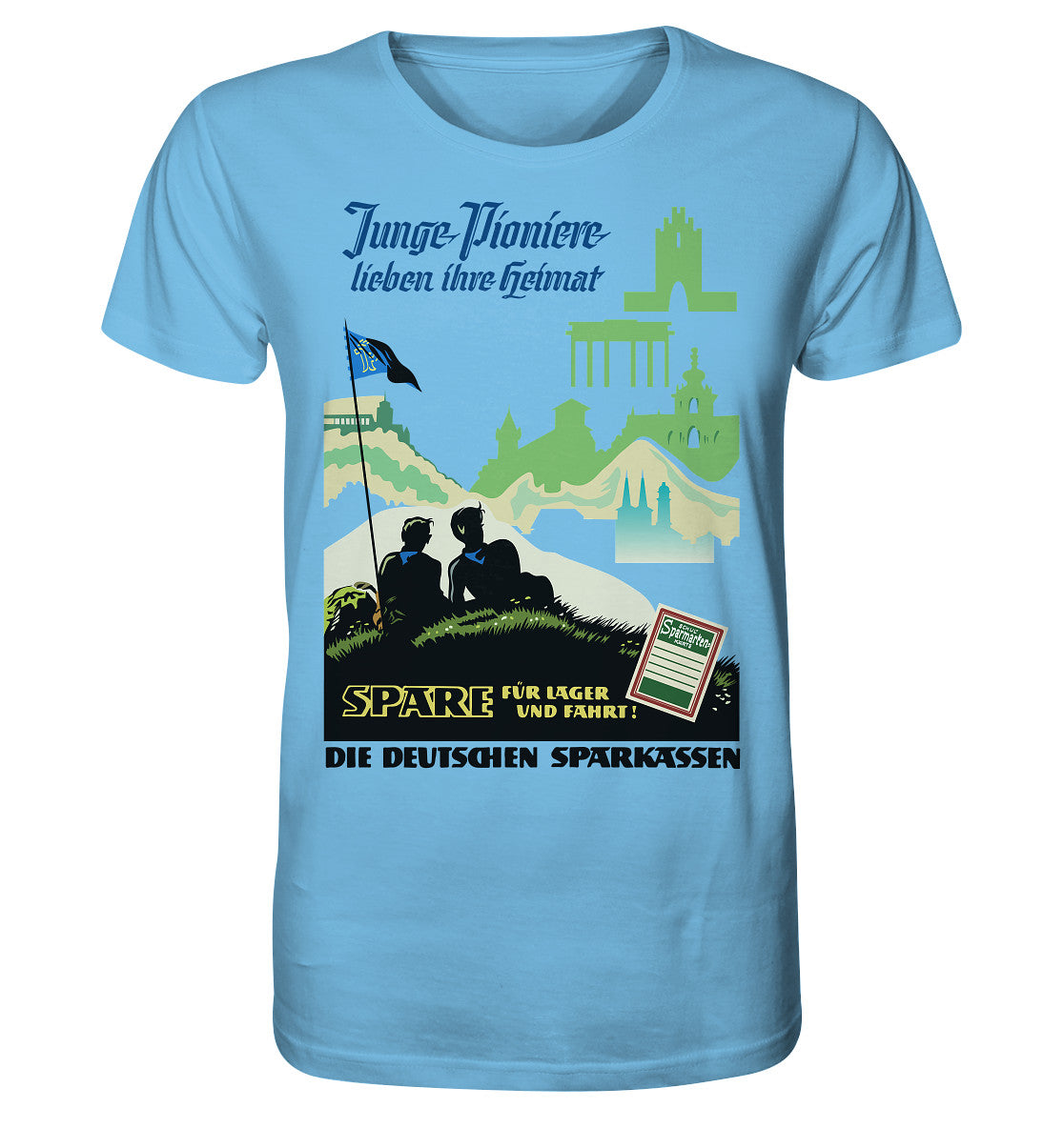 ORGANIC BIO SHIRT UNISEX • JUNGE PIONIERE LIEBEN IHRE HEIMAT