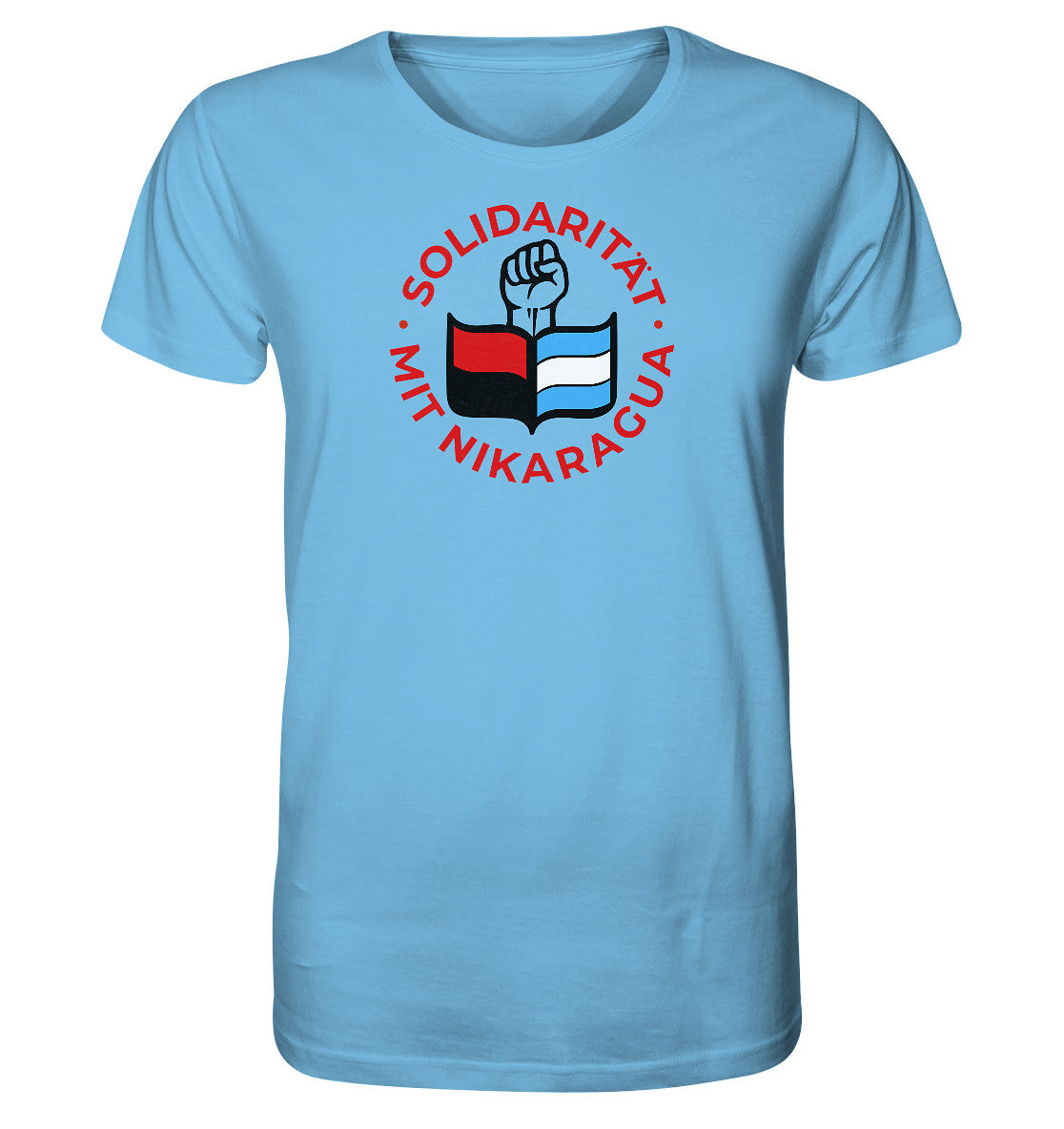 ORGANIC BIO SHIRT UNISEX • SOLIDARITÄT MIT NIKARAGUA