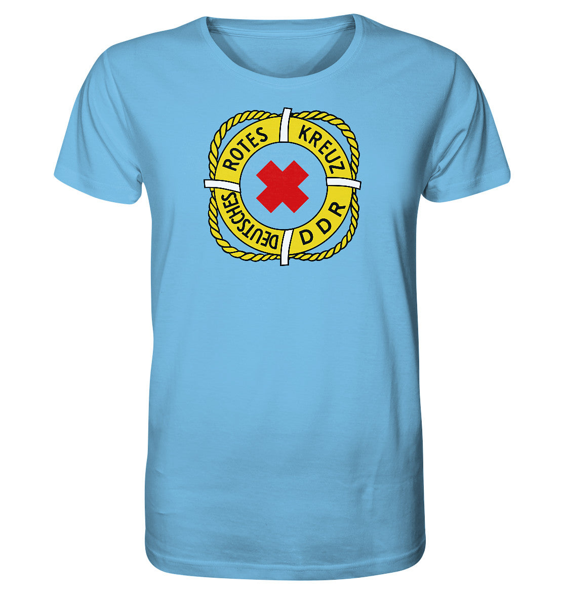 ORGANIC BIO SHIRT UNISEX • DEUTSCHES ROTES KREUZ DDR RETTUNG