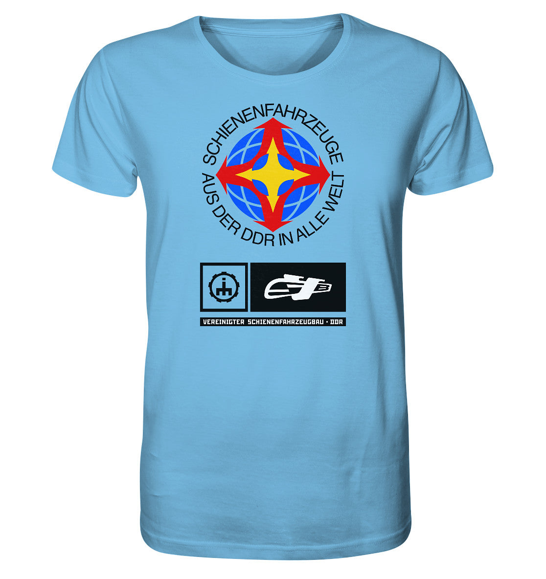 ORGANIC BIO SHIRT UNISEX • VEREINIGTER SCHIENENFAHRZEUGBAU DDR