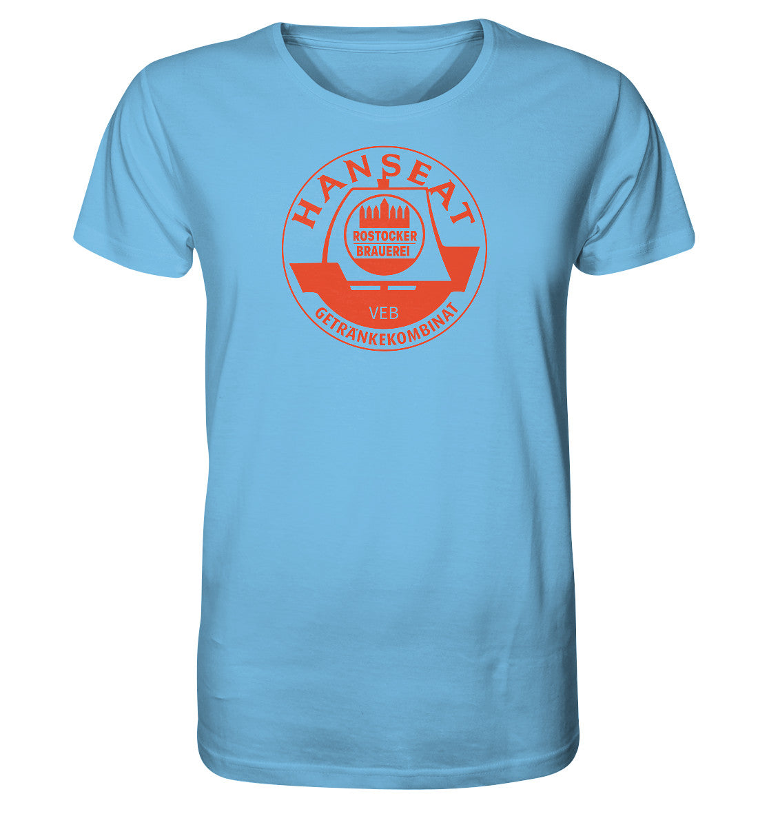 ORGANIC BIO SHIRT UNISEX • HANSEAT ROSTOCKER BRAUEREI VEB