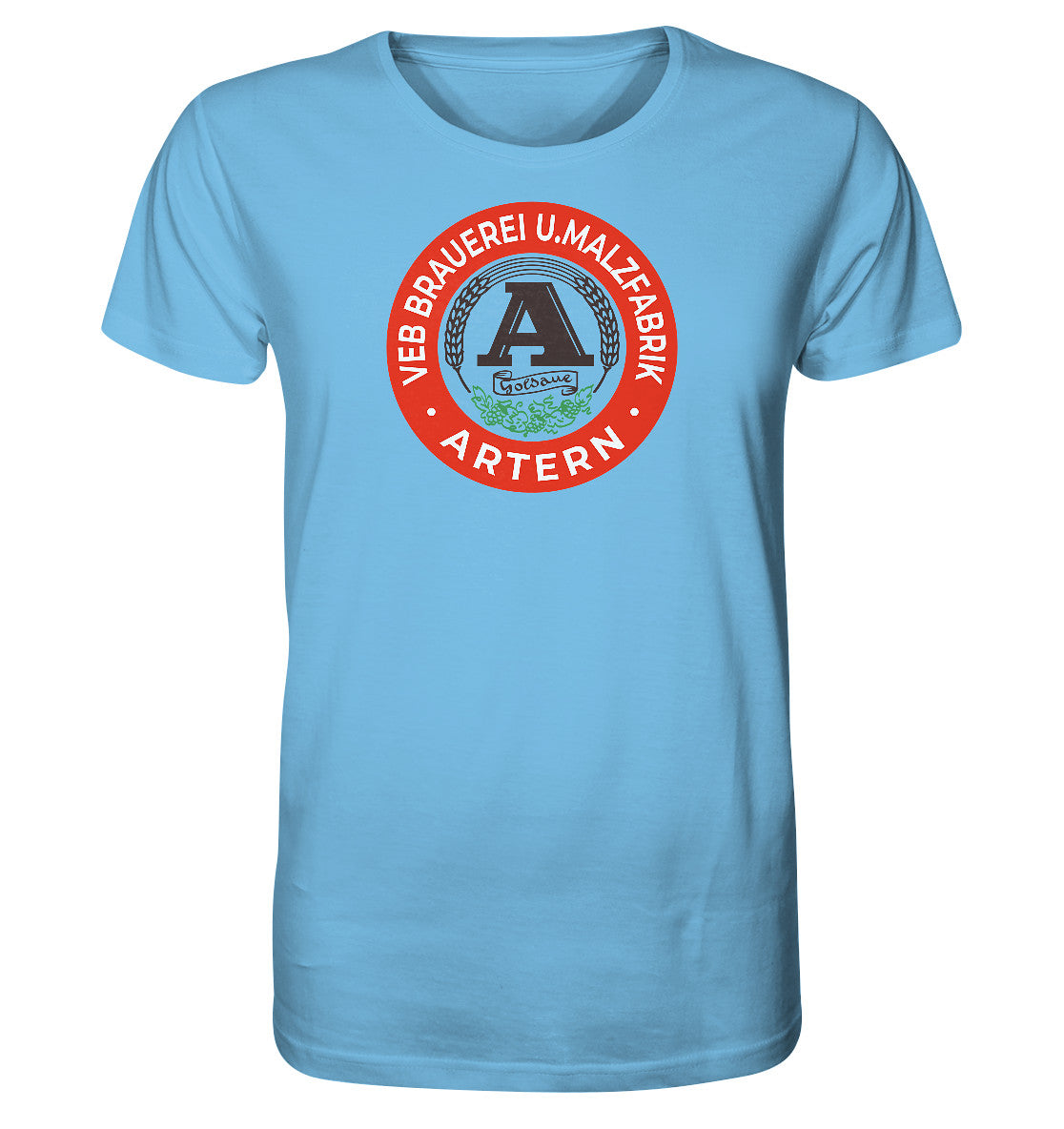 ORGANIC BIO SHIRT UNISEX • VEB BRAUEREI ARTERN GOLDAUE