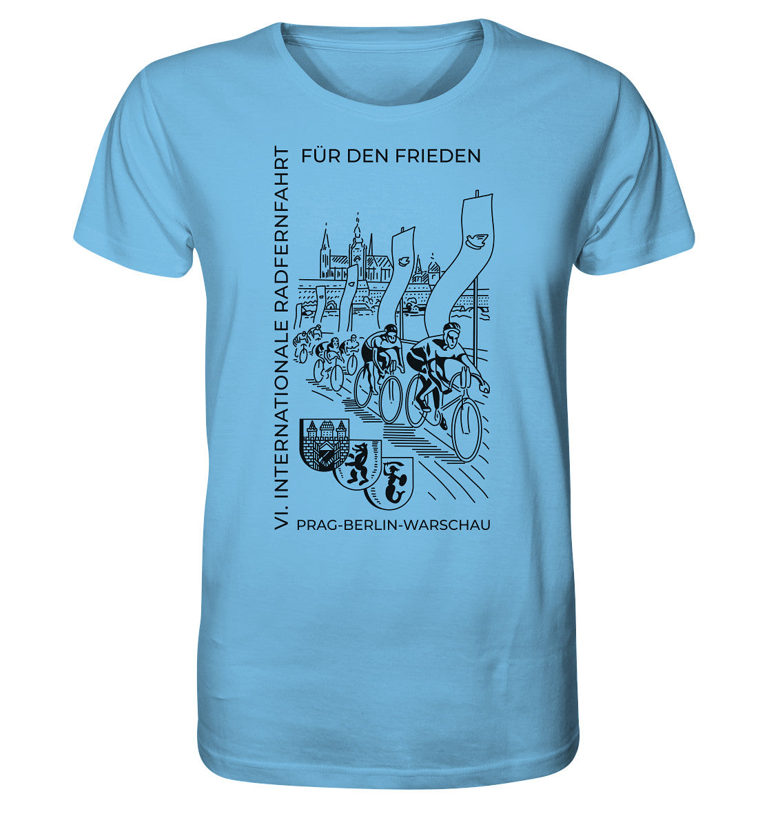 ORGANIC BIO SHIRT UNISEX • 6. INTERNATIONALE FRIEDENSFAHRT