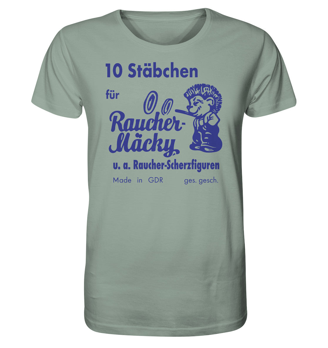 ORGANIC BIO SHIRT UNISEX • RÄUCHER MÄCKY STÄBCHEN
