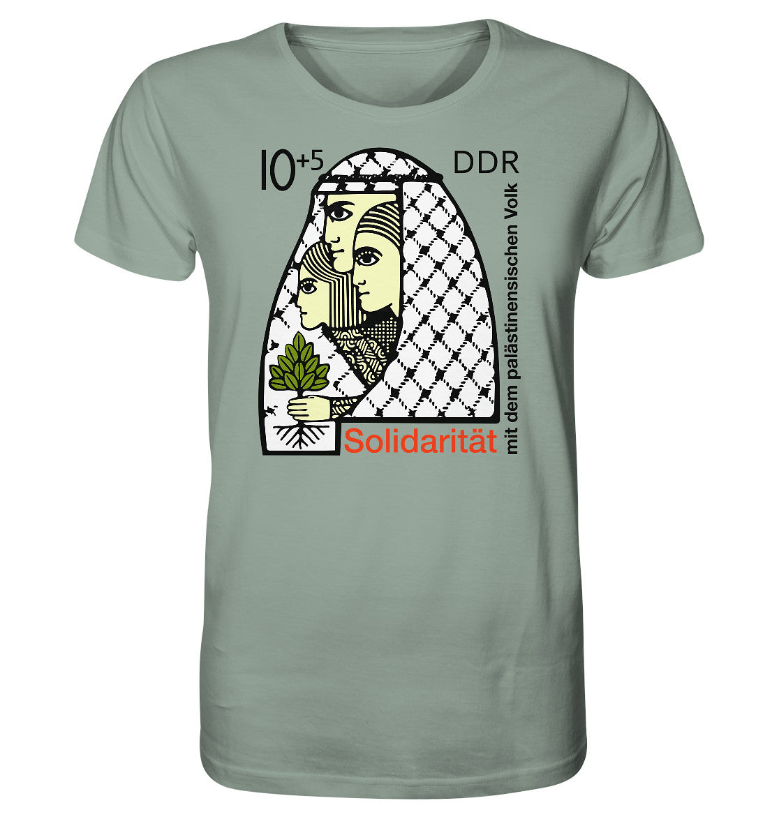 ORGANIC BIO SHIRT UNISEX • SOLIDARITÄT MIT DEM PALÄSTINENSISCHEN VOLK