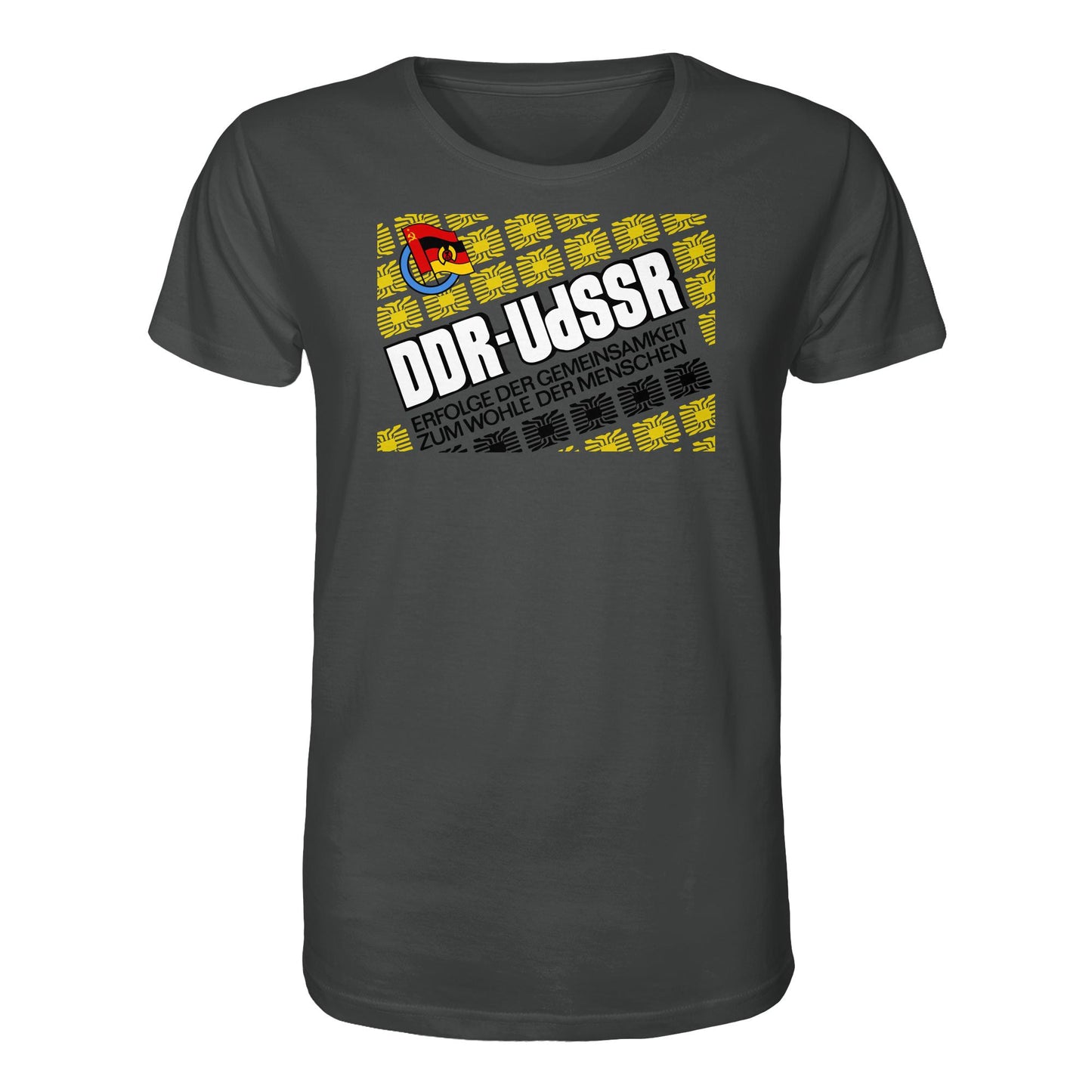 DDR Ostalgie Bio-Shirt Unisex • DDR - UDSSR: ERFOLGE DER GEMEINSAMKEIT
