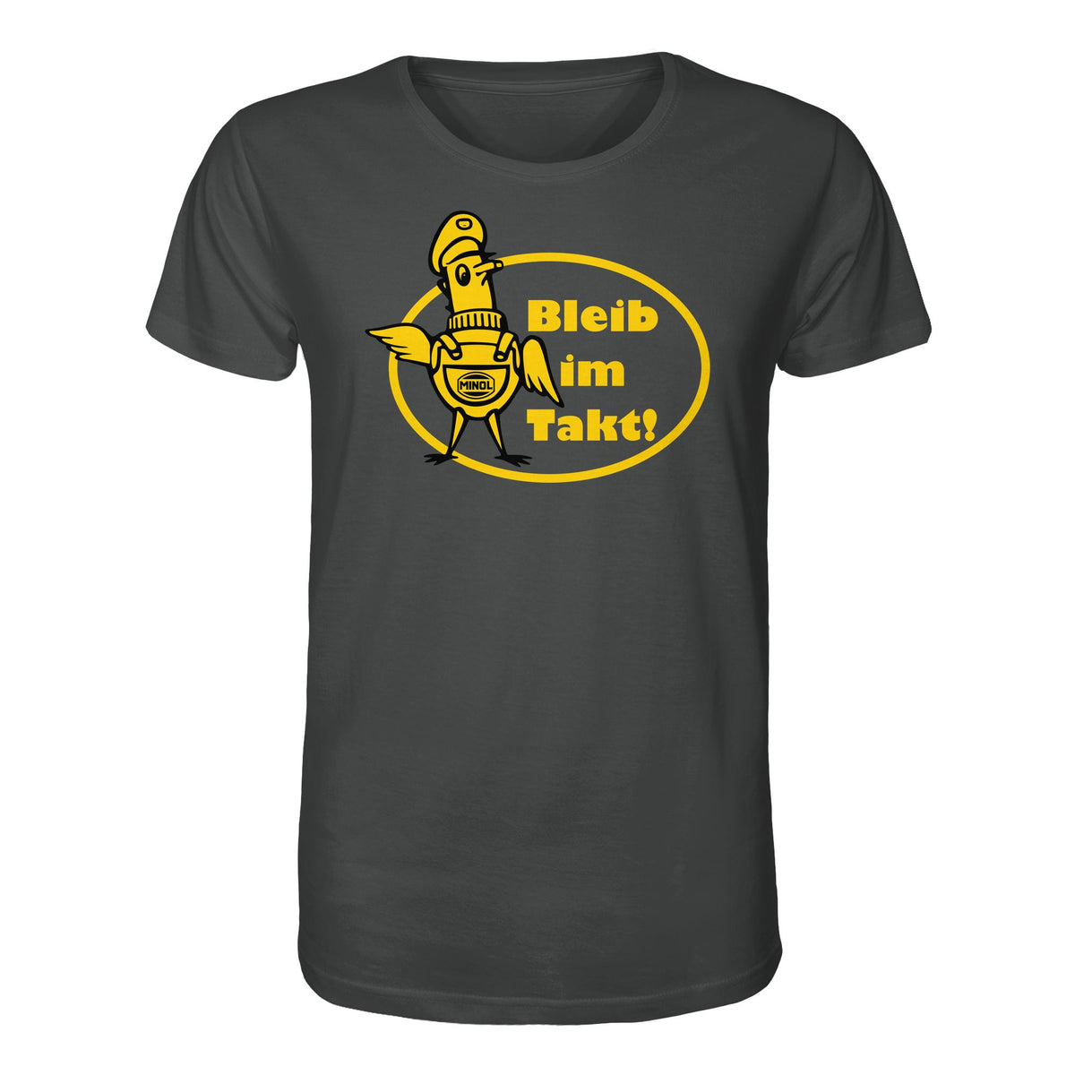 DDR Ostalgie Bio-Shirt Unisex • MINOL - BLEIB IM TAKT