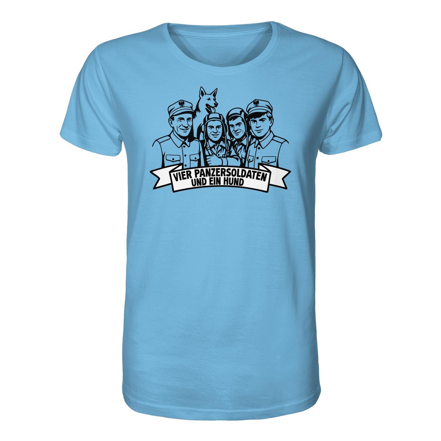ORGANIC BIO SHIRT UNISEX • VIER PANZERSOLDATEN UND EIN HUND