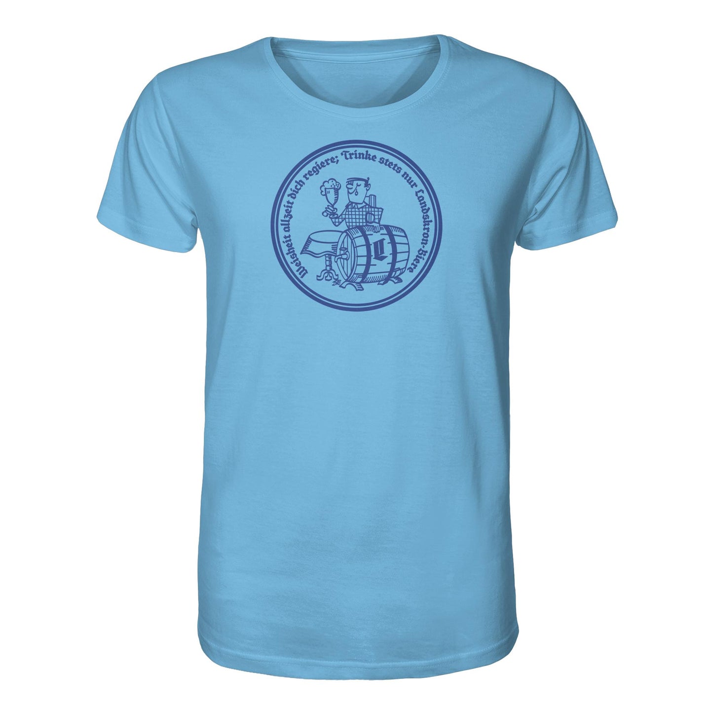 ORGANIC BIO SHIRT UNISEX • WEISHEIT ALLZEIT DICH REGIERE - LANDSKRON BIERE
