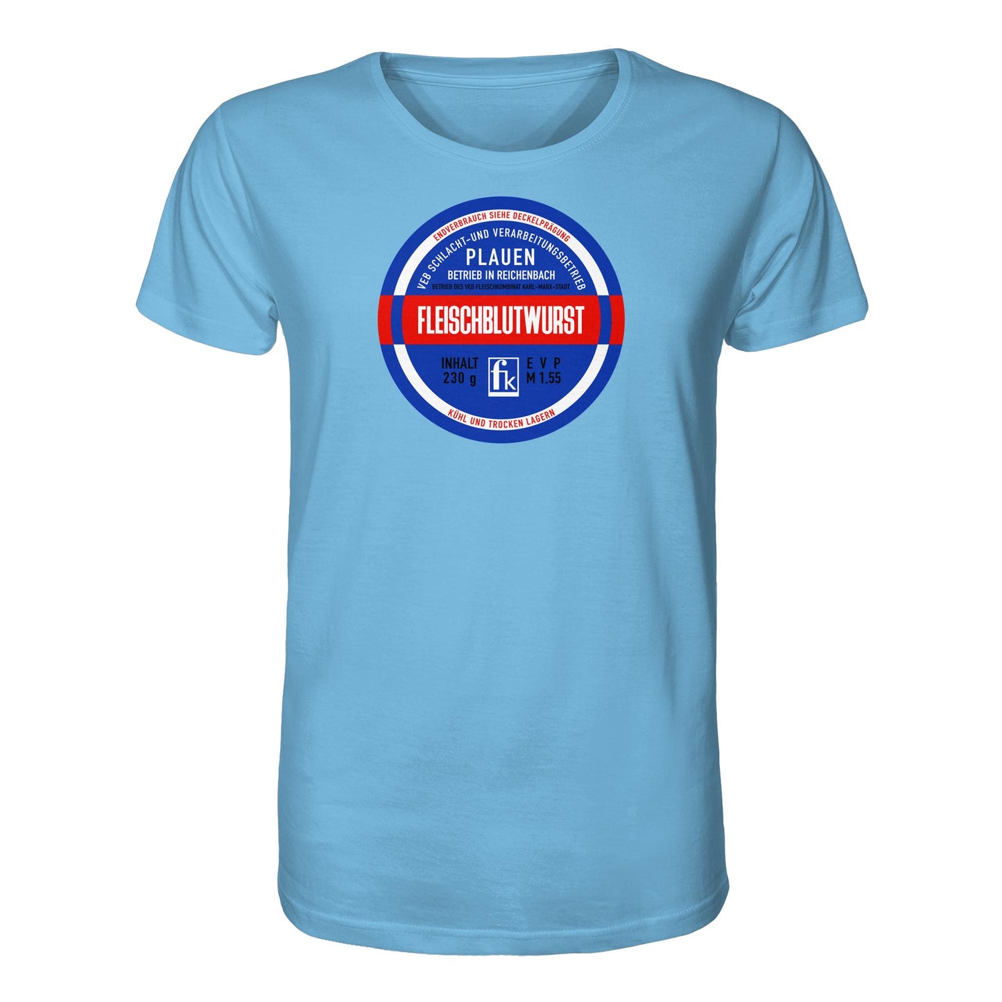 ORGANIC BIO SHIRT UNISEX • FLEISCHBLUTWURST KONSERVE - PLAUEN