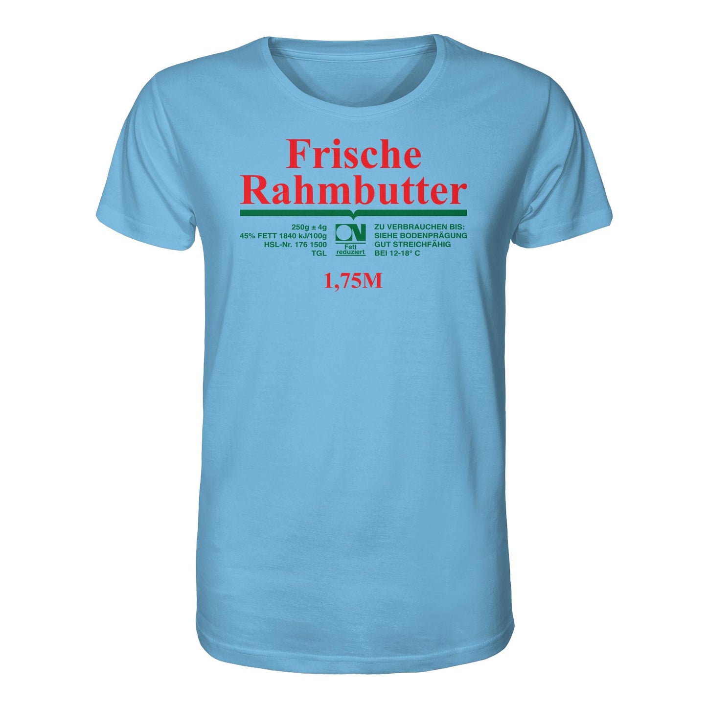 ORGANIC BIO SHIRT UNISEX • FRISCHE RAHMBUTTER - KONSUM