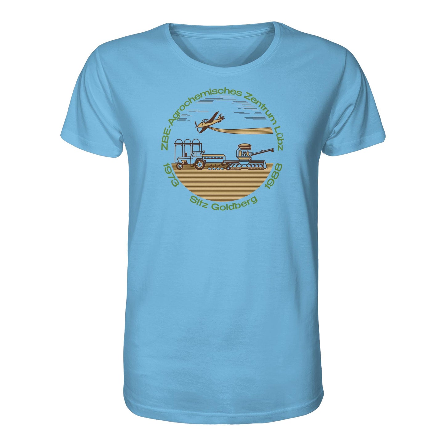 DDR Ostalgie Bio-Shirt Unisex • ZBE AGROCHEMISCHES ZENTRUM LÜBZ